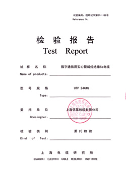 信基線(xiàn)纜檢測(cè)報(bào)告